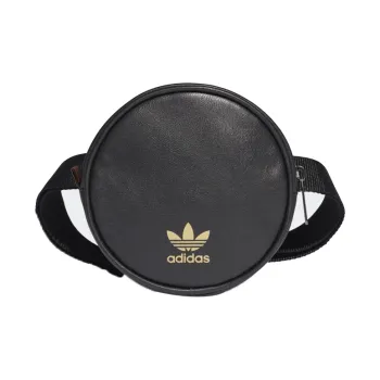 Adidas Originals Polyurethane Shoulder Bag Crossbody Bag Sling Bag Fanny Pack Mini Women's Black