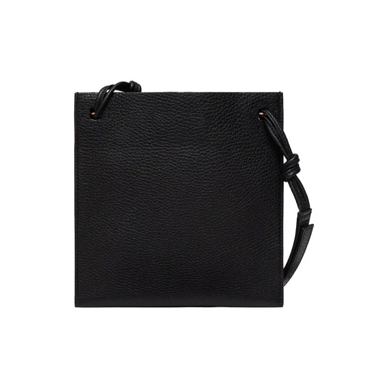 Valentino Calfskin Crossbody Bag Shoulder Bag Small Size Men's Black-2