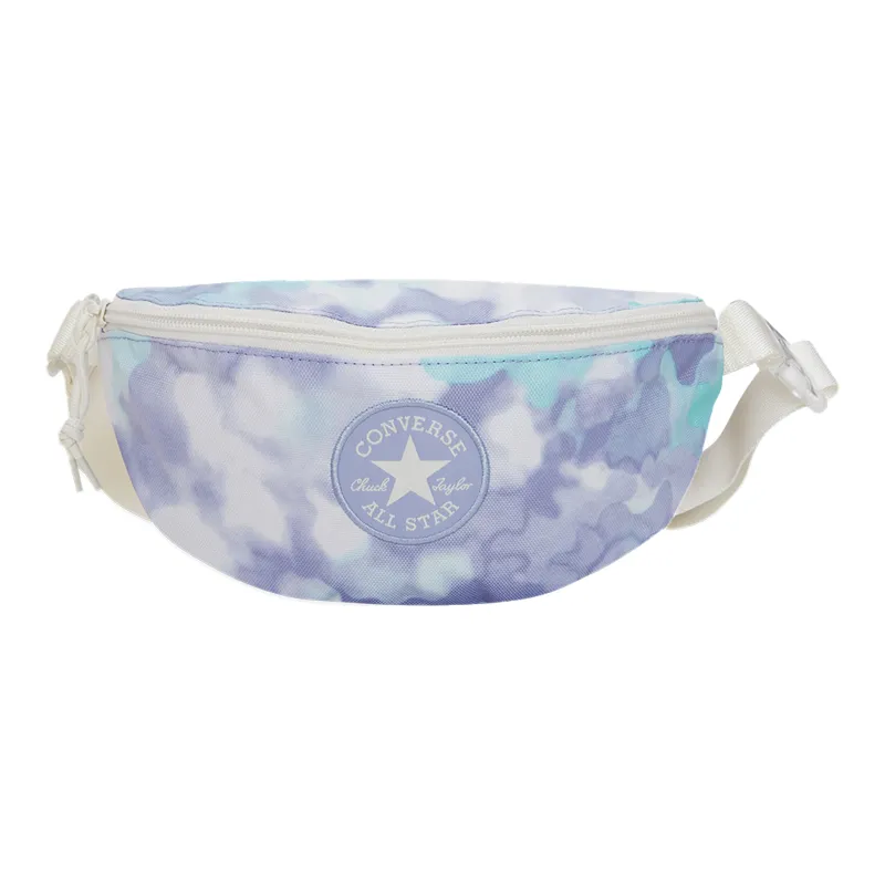 Converse Polyester Sling Bag, Crossbody Bag, Fanny Pack Unisex Light Blue Purple-0