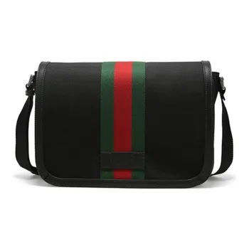 GUCCI Canvas Bag, Shoulder Bag, Crossbody Bag Men's Black
