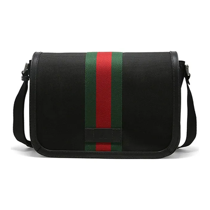 GUCCI Canvas Bag, Shoulder Bag, Crossbody Bag Men's Black-0
