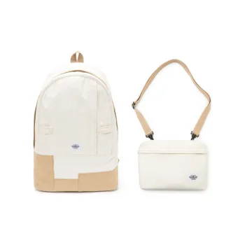 COMBACK Canvas Backpack Tubas Unisex Earth Tone/Black