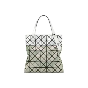 ISSEY MIYAKE PVC Tote Bag Shopping Bag Handbag Shoulder Bag Women's Green White Multicolor