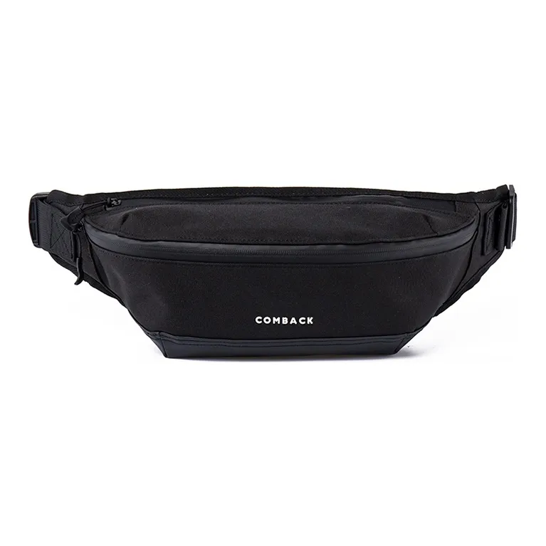 COMBACK Polyamide Shoulder Bag, Fanny Pack Regular Unisex Black-1