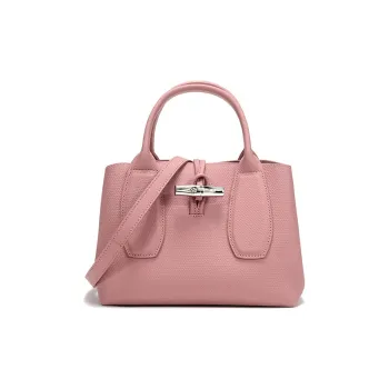 LONGCHAMP Cow Leather One Shoulder Handbags Small Size Women's Antique Pink