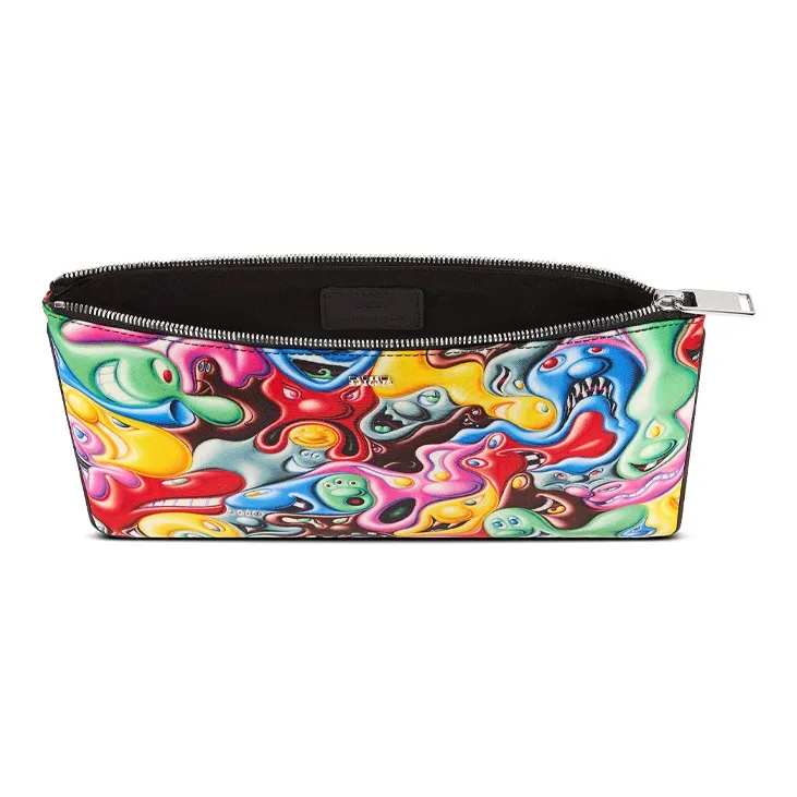 DIOR KENNY SCHARF Collaboration Nylon Fabric Small Clutches Men's Multicolor-1