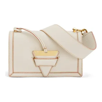 LOEWE Barcelona Soft Grained Calfskin Handbags Shoulder Bag Crossbody Bag Small Size Women's Light Wheat