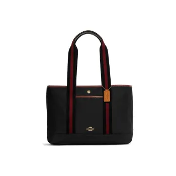 COACH Nylon Fabric Tote Bag, Shopping Bag, Luggage Bag, Handbag, Shoulder Bag Unisex Black
