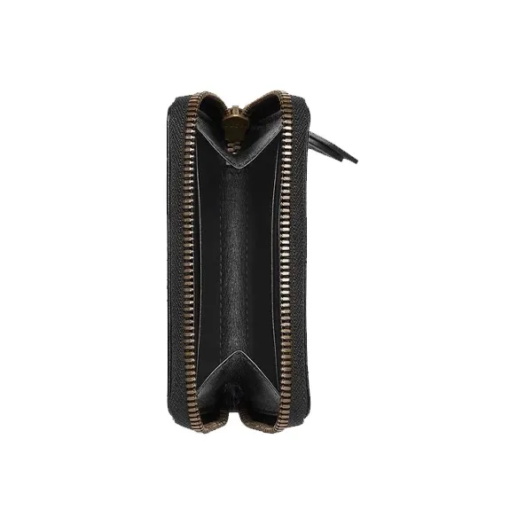 GUCCI Marmont Leather Coin Purse Regular Women's Black-3