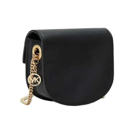 MICHAEL KORS Lita Saddle Bag Shoulder Bag Crossbody Bag Mini Women's Black-1