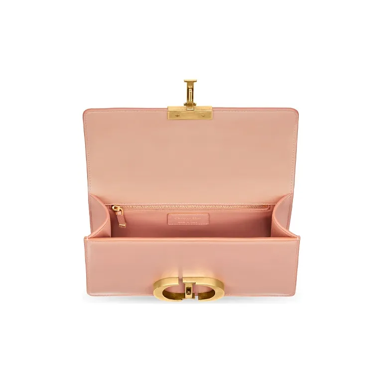 DIOR Smooth Cow Leather Box Bag, Crossbody Bag, Shoulder Bag Women's Rose Pink-3