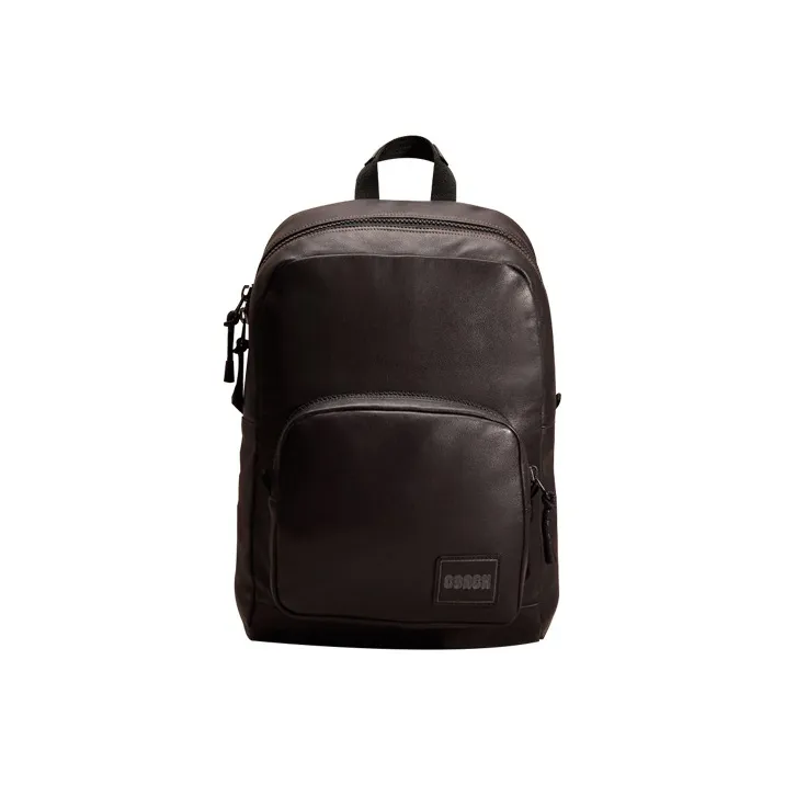 COACH Pacer Leather Backpack Large Size Men's Black-0