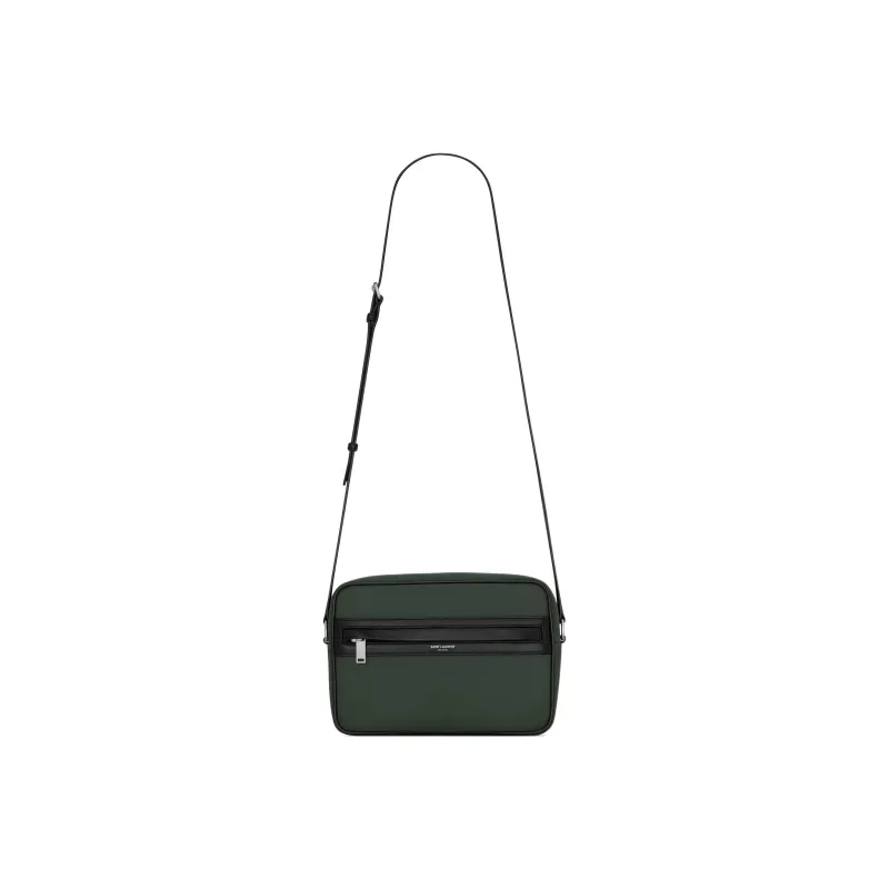 SAINT LAURENT Nylon Camera Bag, Shoulder Bag, Crossbody Bag Men's Jasper/Black-1