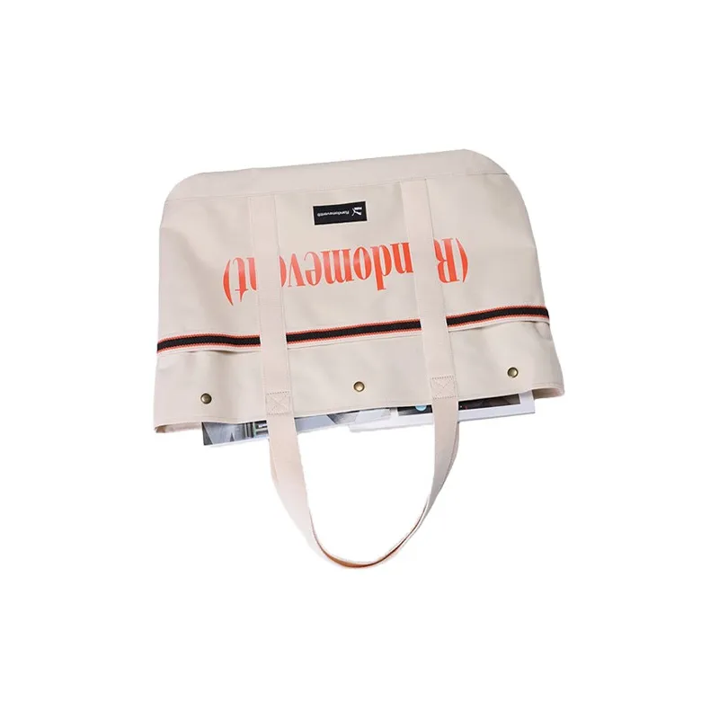 PUMA Randomevent Collaboration Fabric Tote Bag, Shopping Bag, Tote Handbag Regular Unisex White-4
