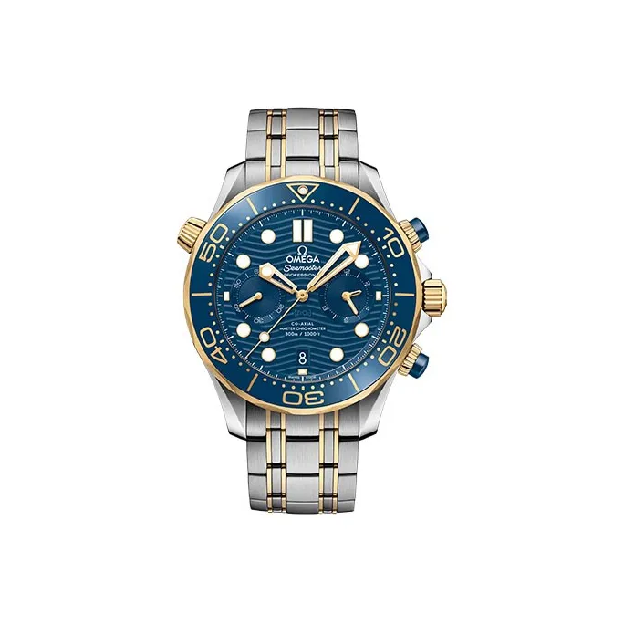 OMEGA Seahorse Series 300m Diving Watch Automatic Mechanical Movement Men's Watches Watch 44mm Blue Dial-0