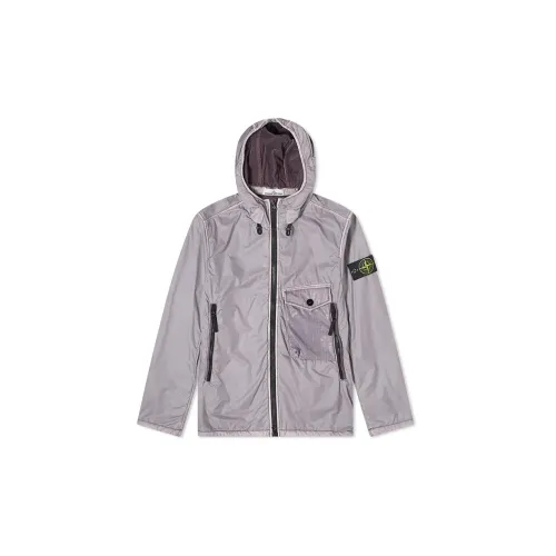 STONE ISLAND Jackets Men Purple