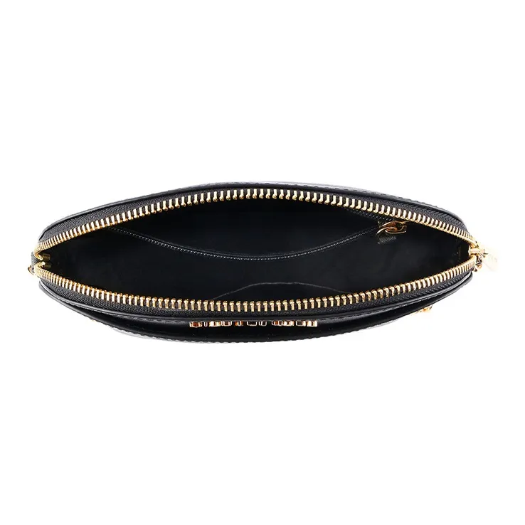 MICHAEL KORS Jet Set Cow Leather Dome Bag, Crossbody Bag, Shoulder Bag Women's Pure Black-3