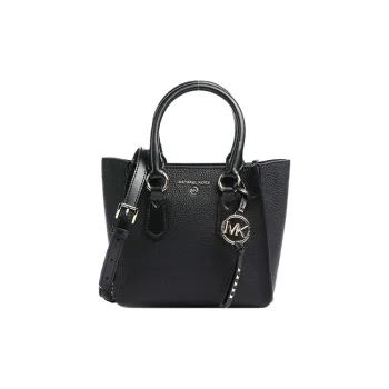 MICHAEL KORS Kris Cow Leather Portable Crossbody Bag Shoulder Bag Small Size Women's Pure Black