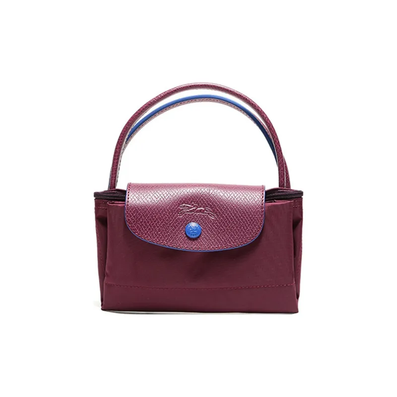 LONGCHAMP Le Pliage Fabric Dumpling Bag Handbag Small Size Women's Fuchsia-6