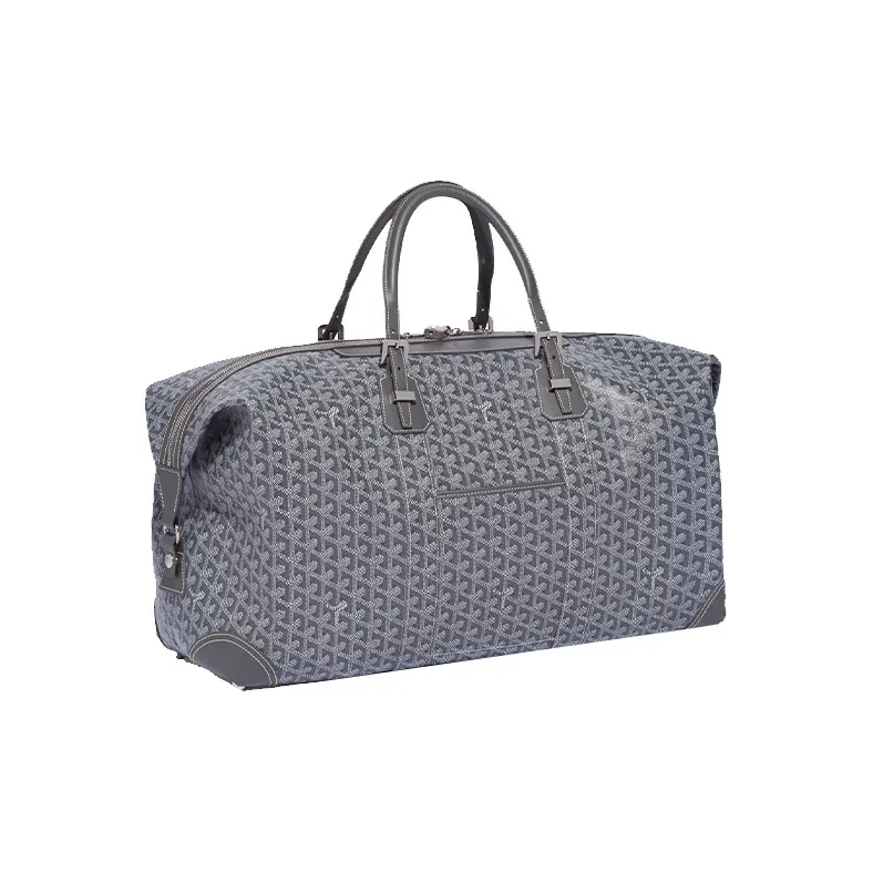 GOYARD Bowling Canvas With Leather Travel Backpack Sports Backpack Unisex Gray-0