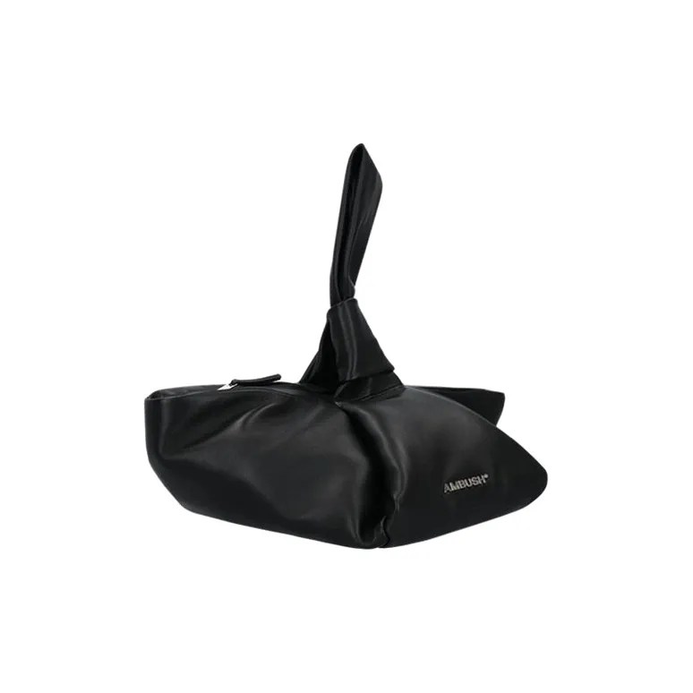 AMBUSH Twist Top Handle Bag 'Black'-2
