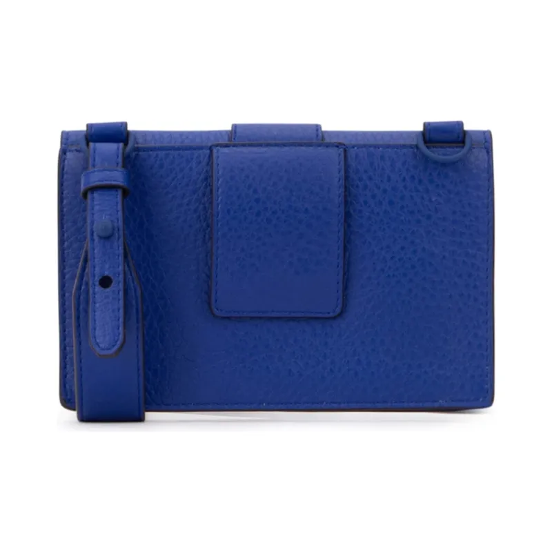 FENDI Baguette Calfskin Baguette Bag Clutch Shoulder Bag Crossbody Bag Regular Men's Blue-2