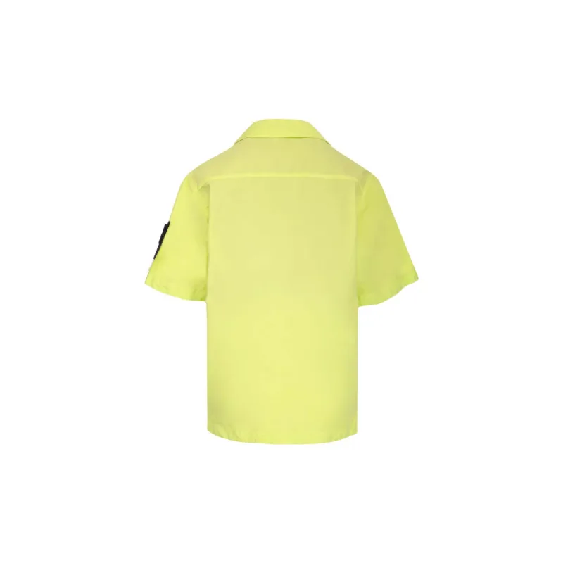 STONE ISLAND Logo Patch Short Sleeved Shirt-1