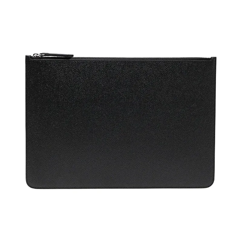 Maison Margiela Cow Leather Clutch Unisex Black-0