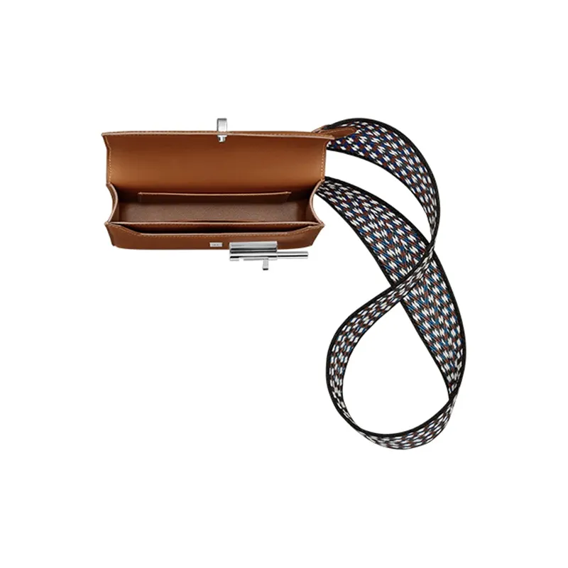 HERMES Verrou Hazelnut Brown/Black/White/Dark Blue-3