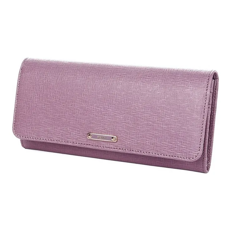 FENDI Leather Wallet, Wallet Women's Light Purple Candy-1
