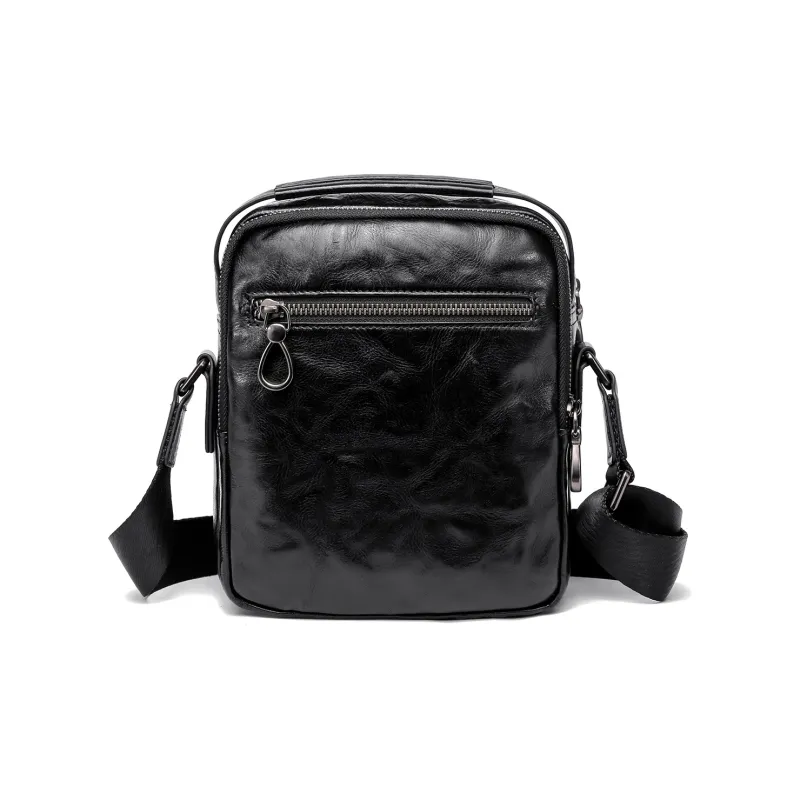 Ace Paul Cow Leather Shoulder Bag Crossbody Bag Regular Men's Black-3