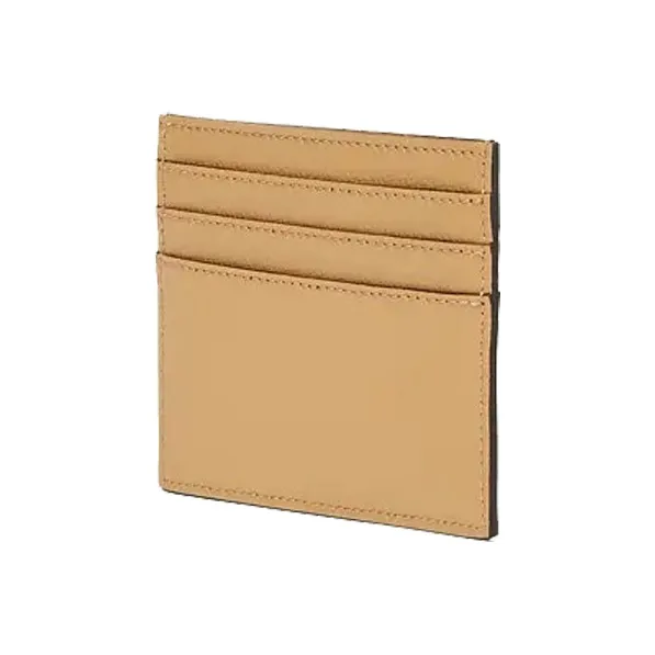 FENDI F Is Fendi Calfskin Card Holder, Wallet Women's Light Umber-1