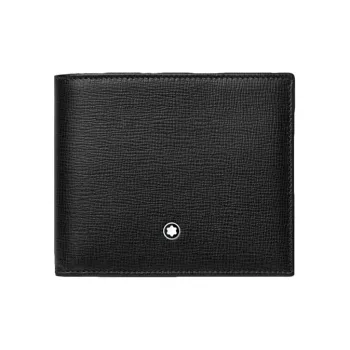 MONTBLANC Cow Leather Wallet Men's Black