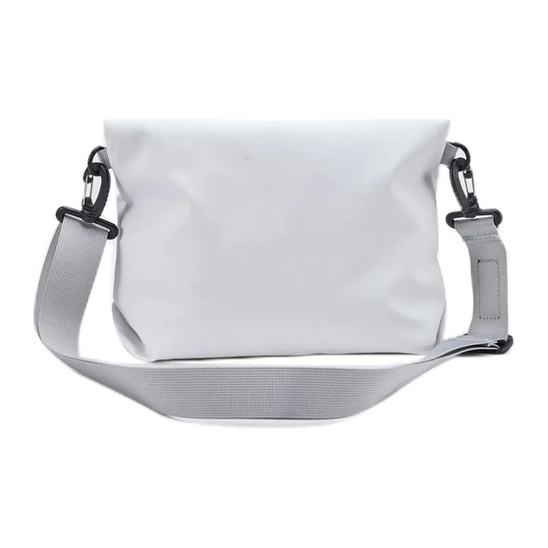 Subcrew Polyester Messenger Bag, Crossbody Bag Regular Unisex Black White-1