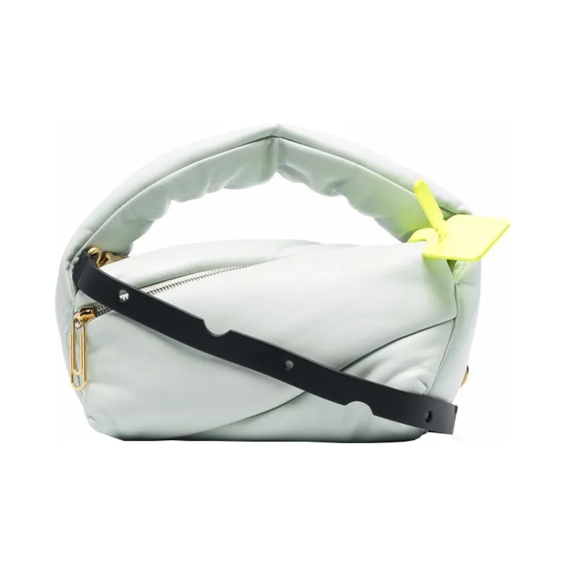 OFF WHITE Pump Pouch Sage-0