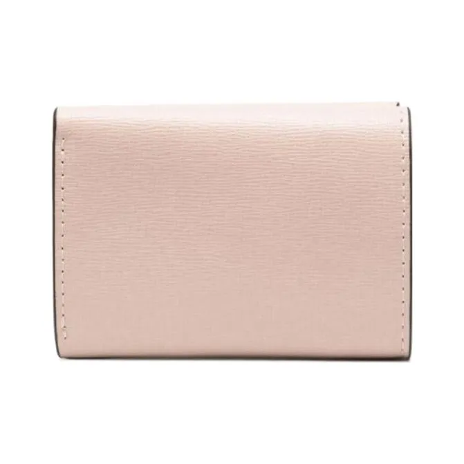 Furla Babylon Leather Wallet Small Size Women's Nude-1