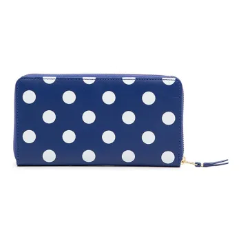 CDG Leather Wallet Women's Blue