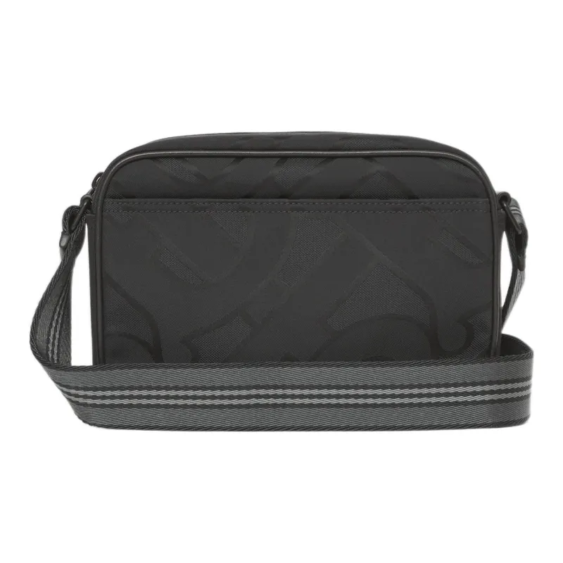 Burberry Leather With Polyester With Cotton Camera Bag Shoulder Bag Crossbody Bag Regular Men's Black-1