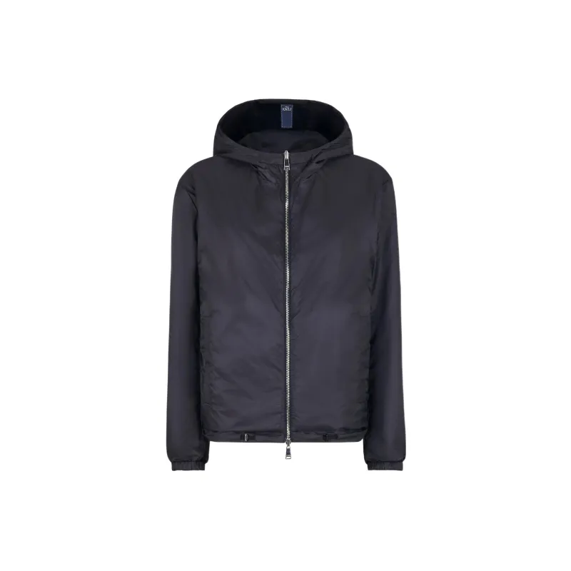 FENDI Reversible Logo patch Hooded Jacket-2