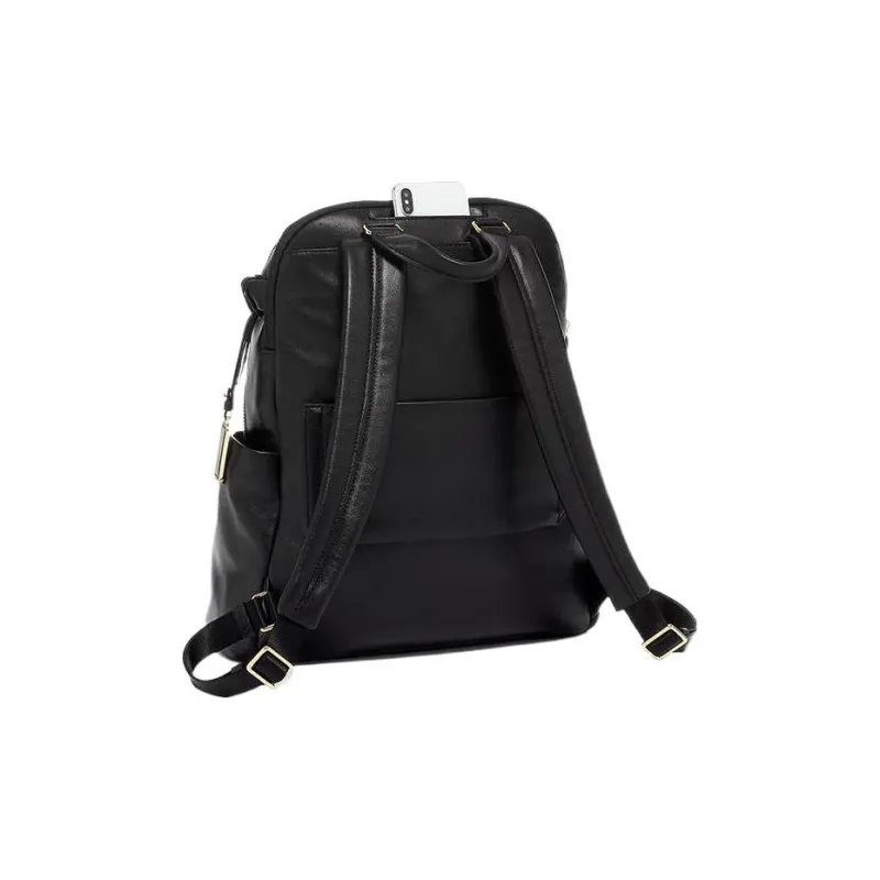 TUMI Voyageur Cow Leather Backpack Regular Women's Black-2