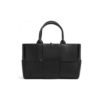 Bottega Veneta ARCO Calfskin Tote Bag Shopping Bag Shoulder Bag Handbag Women's Black