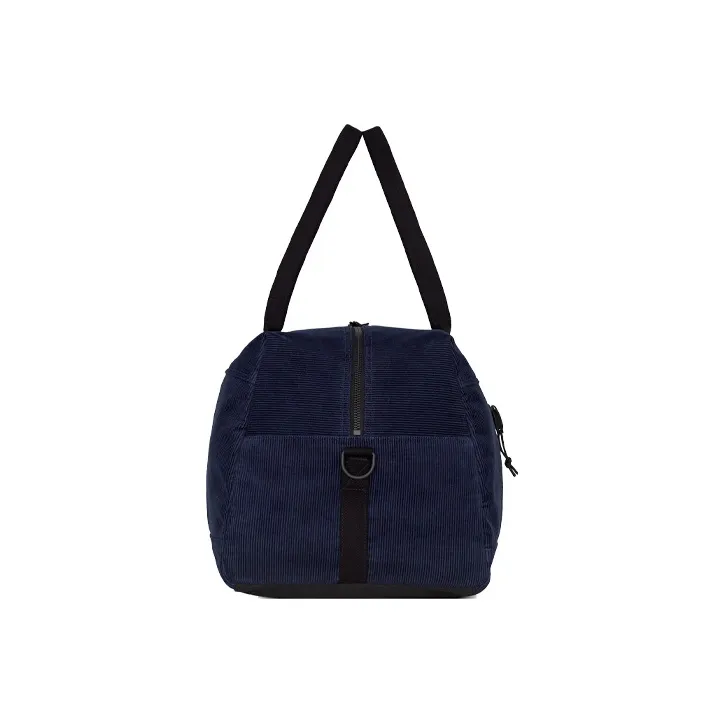 SAINT LAURENT Nux Corduroy Travel Bag, Cylinder Bag, Shoulder Bag, Crossbody Bag, Handbag Men's Dark Blue-2