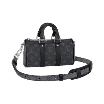LOUIS VUITTON Keepall Xs Monogram Eclipse Reverse Black
