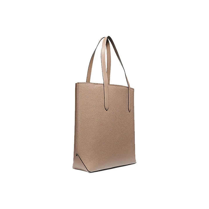 COACH Gotham Tall Leather Portable One Shoulder Tote Women's Milk Tea-1