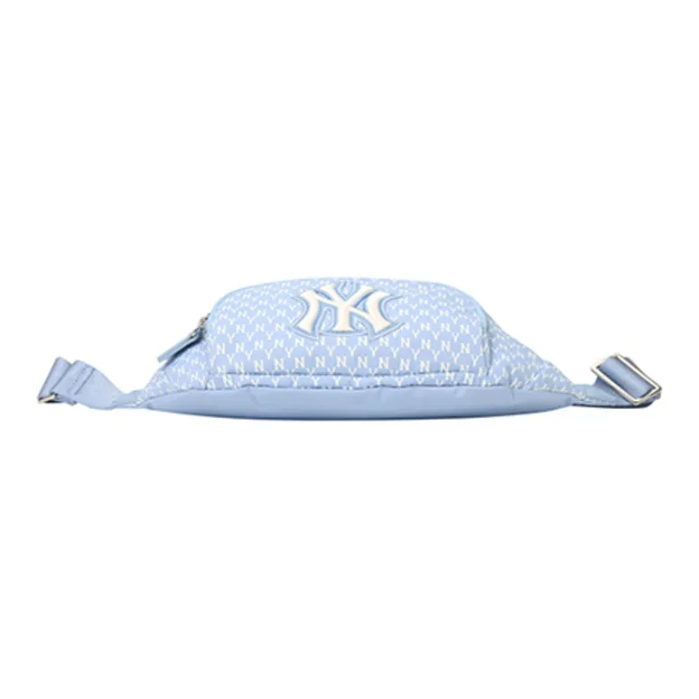 MLB Monogram Collection Nylon Shoulder Bag Crossbody Bag Fanny Pack Regular Unisex Haze Blue-2