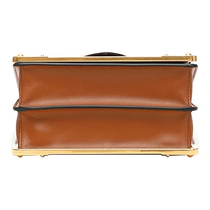PRADA Cow Leather Small Square Bag, Crossbody Bag, Shoulder Bag Women's-3