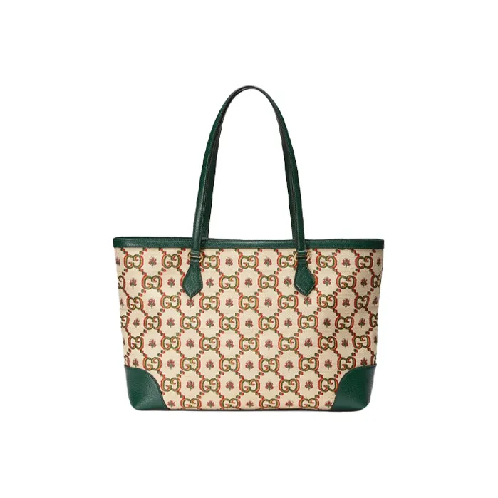 GUCCI Ophidia Jacquard Fabric Tote Bag, Shopping Bag, Handbag, Shoulder Bag Unisex-2