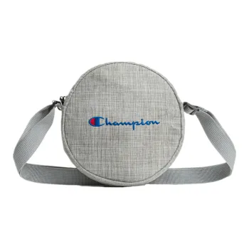 Champion Fabric Crossbody Bag Unisex Light Gray