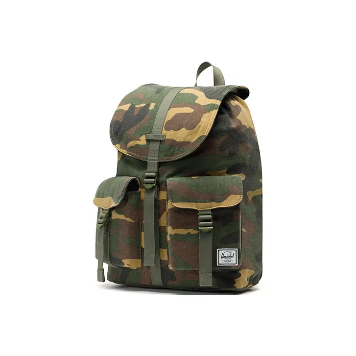 Herschel Polyester Backpack Regular Unisex Dawson Forest Green Camouflage-1