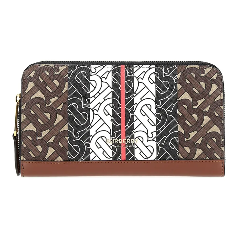 Burberry Leather Wallet Women's Brown-0